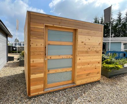 Modern Shed 3m x 2.5m Cedar Cladding