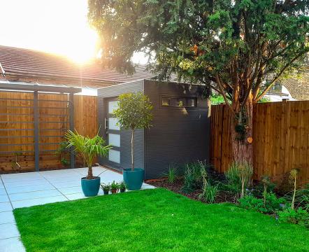 Modern Shed 3m x 2m Spruce Cladding