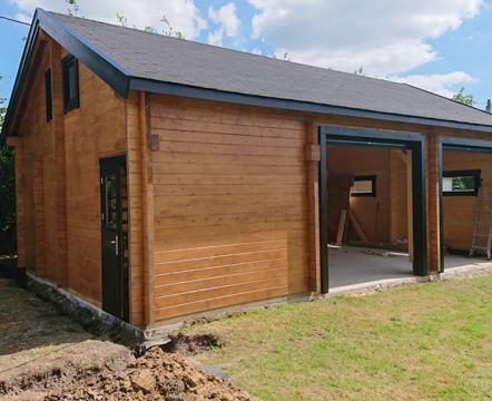 Timber Garage 7.5m x 4m
