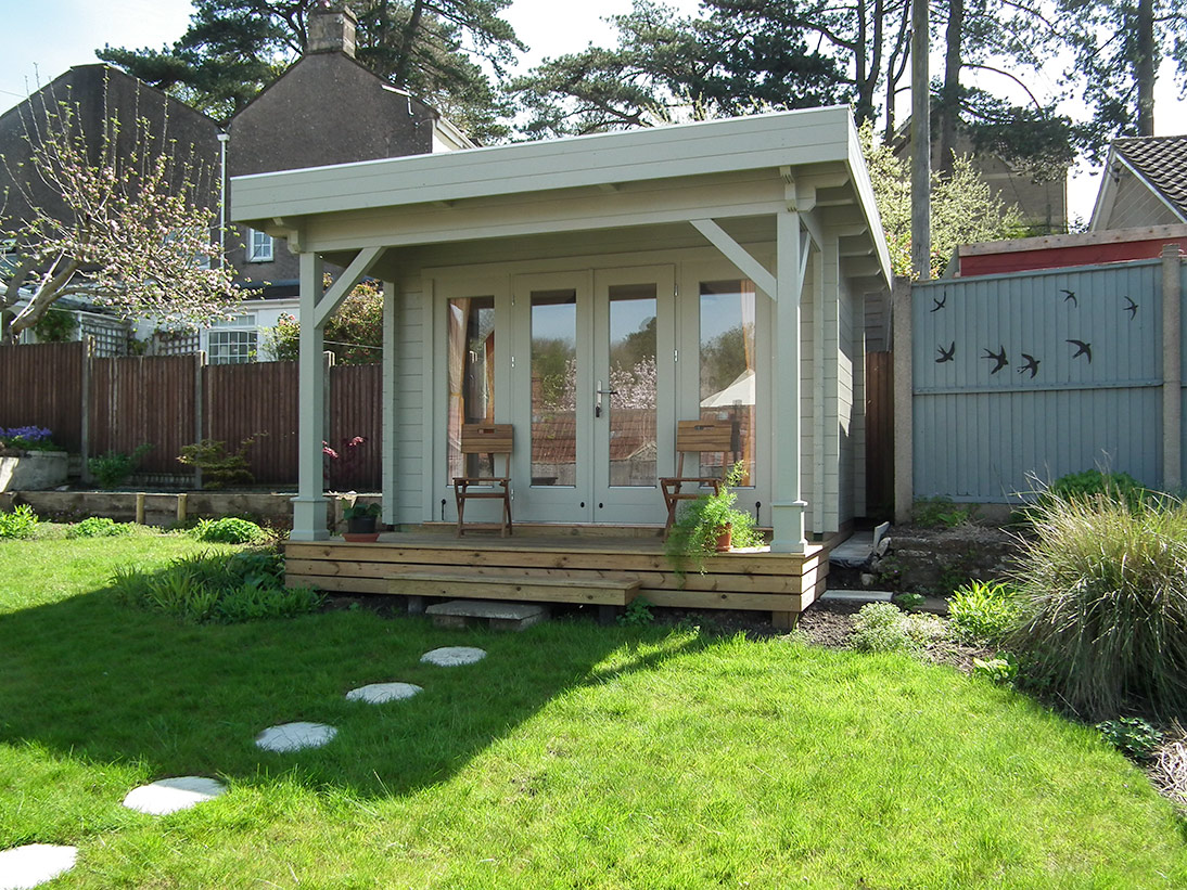 cabin with porch