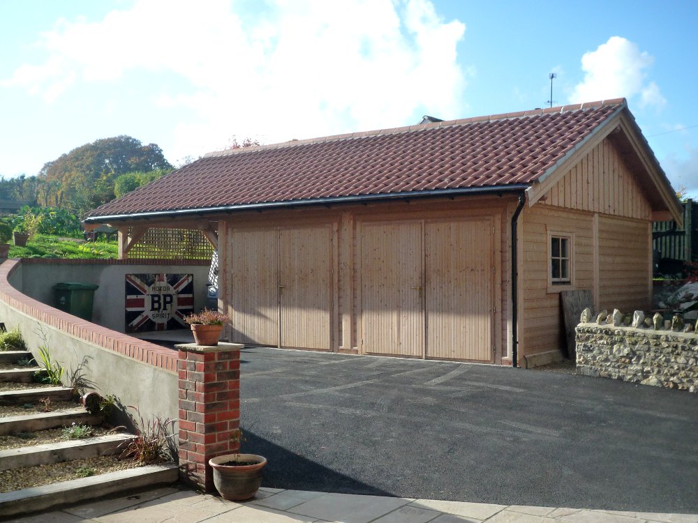 timber garage